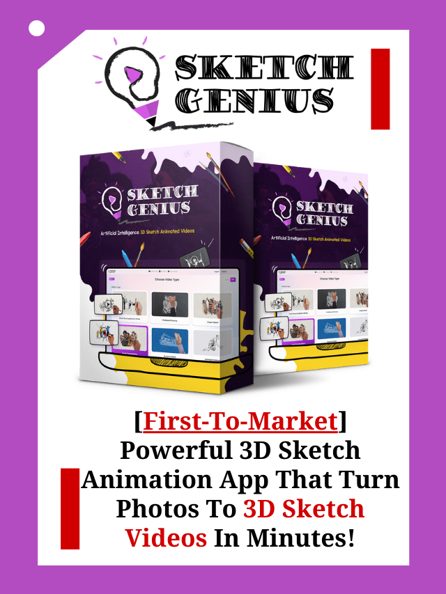 Sketch Genius Review | Powerful 3D Sketch Animation Video Maker