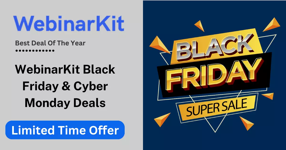 webinarkit black friday cyber monday sale
